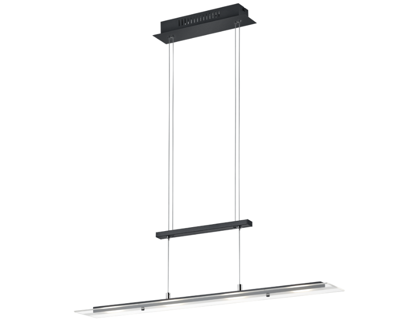 Sospensione led Trio Lighting Milos 4x5W 3000K nero opaco - R32004132 01