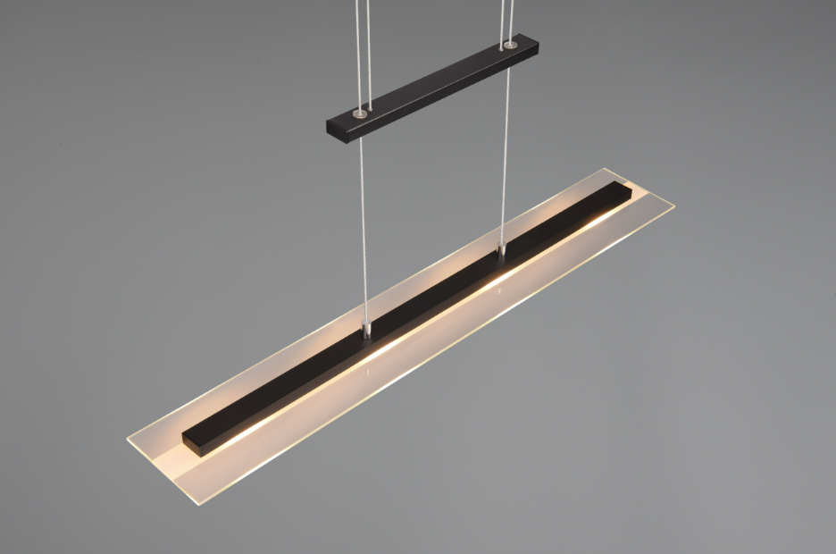 Sospensione led Trio Lighting Milos 4x5W 3000K nero opaco - R32004132 04