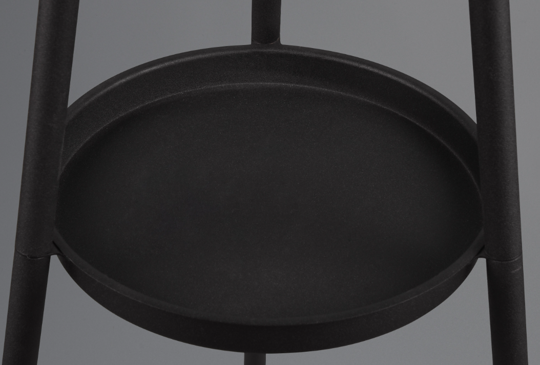 Lampada da terra a tre piedi Trio Lighting Colette 1xE27 max 60W nero opaco taupe - R41561032 03