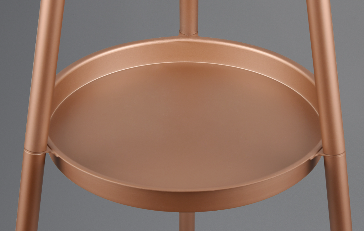 Lampada da terra a tre piedi Trio Lighting Colette 1xE27 max 60W caffe oro nero - R41561065 03