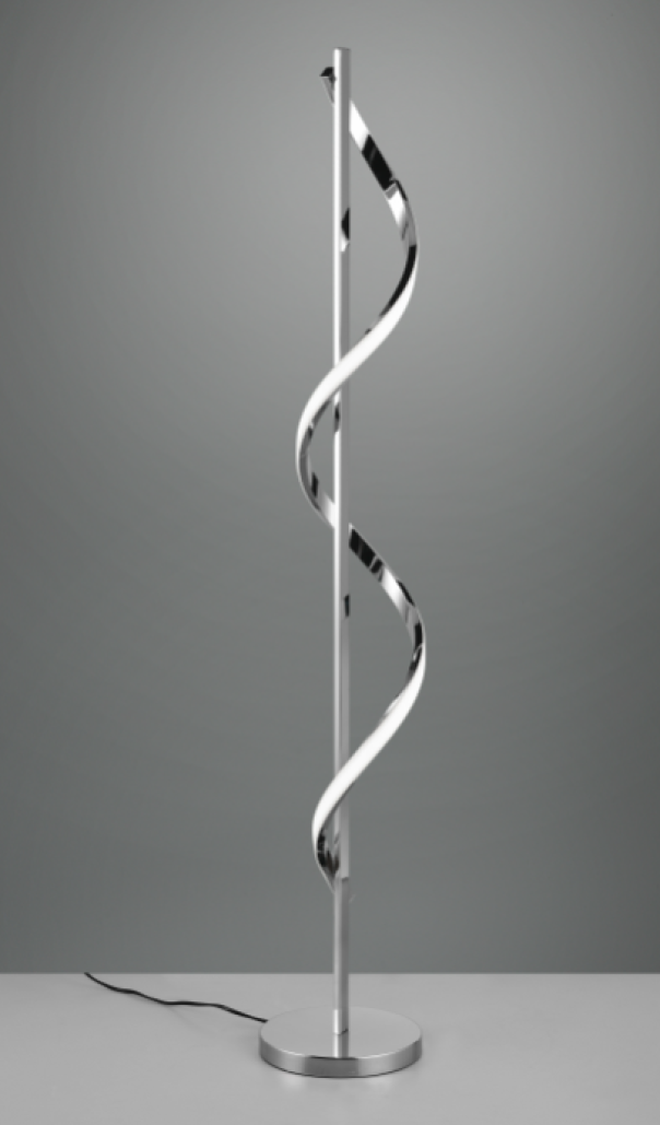 Lampada da terra led Trio Lighting Isabel 21.5W 4000K cromo - R42201106 02