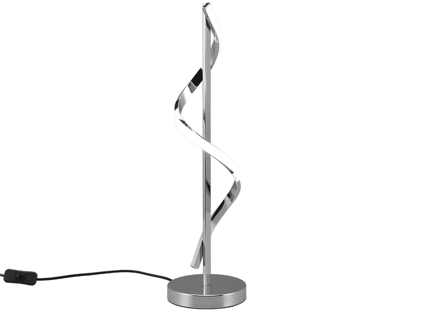Lampada da tavolo led Trio Lighting Isabel 8.5W 4000K cromo - R52201106 01