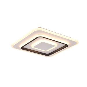 Plafoniera led quadrata  jora 46w 2700-6000k bianco opaco - r64293131
