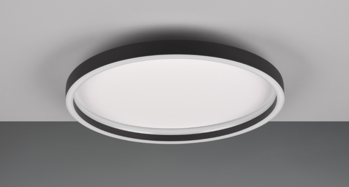 Plafoniera led Trio Lighting Rotonda 20W 3000K nero opaco - R64502132 03