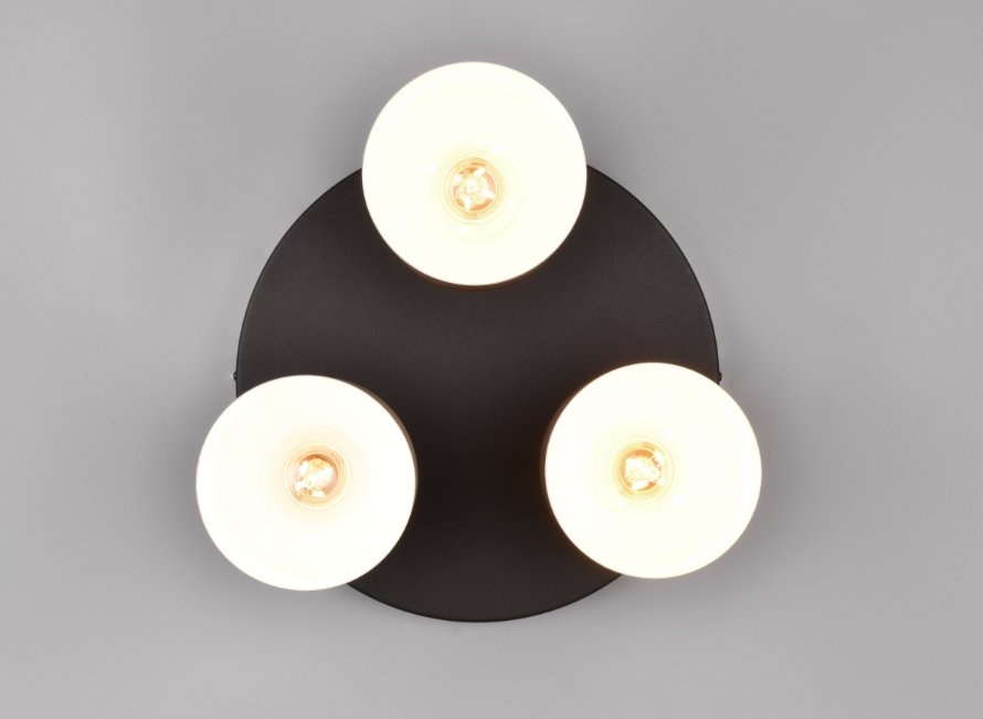 Plafoniera Trio Lighting Agudo 3xE27 max 40W multicolore - 619430317 02