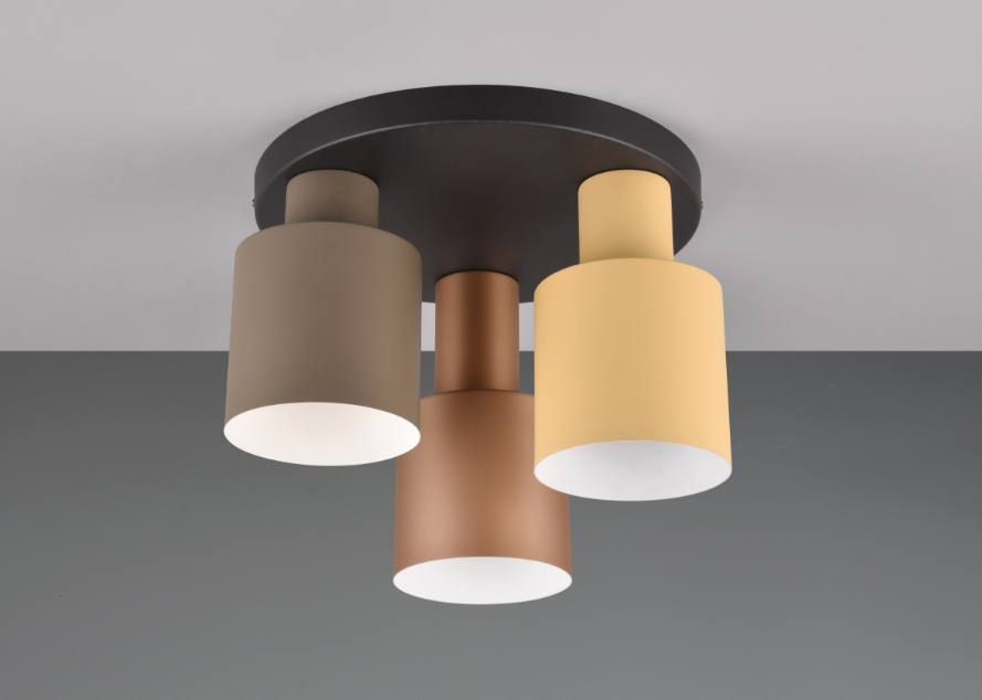 Plafoniera Trio Lighting Agudo 3xE27 max 40W multicolore - 619430317 03