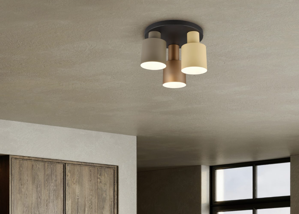 Plafoniera Trio Lighting Agudo 3xE27 max 40W multicolore - 619430317 05