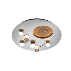 Plafoniera led  zodiac 42w 2300+3000+4000k alluminio  - 644810107