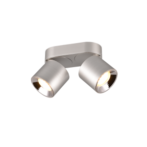 Faretti a plafone  guayana 2xgu10 max 10w nichel opaco - 651000207