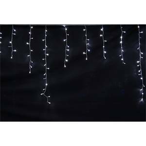 Giocoplast tenda sfalsata natalizia 144 led luce bianca con flash 14410298