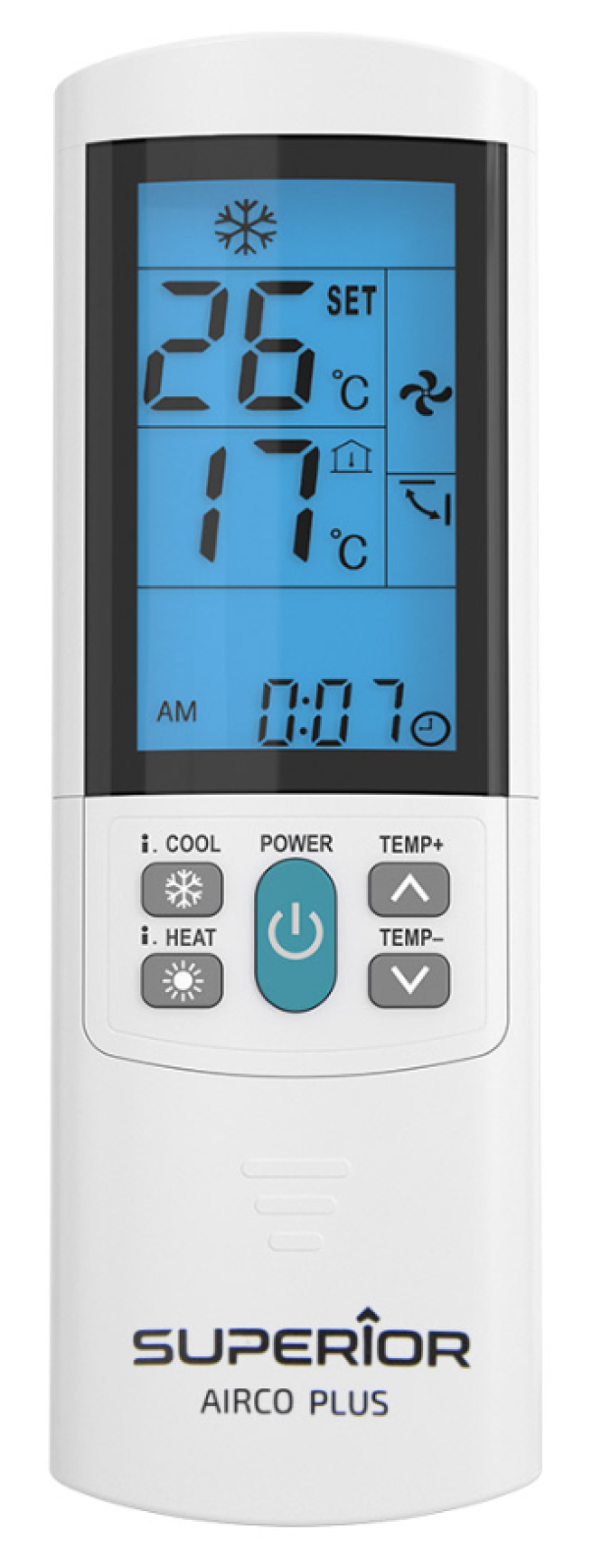 Telecomando universale per condizionatore Superior AirCo Plus 4000 codici bianco - SUPCU001 01