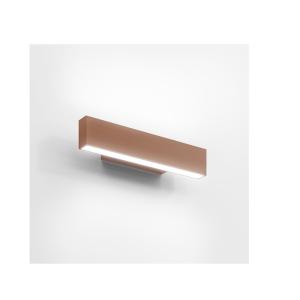 Lampada da parete led  a.24 wall 30cm 3000k 15w rame spazzolato - bk02018