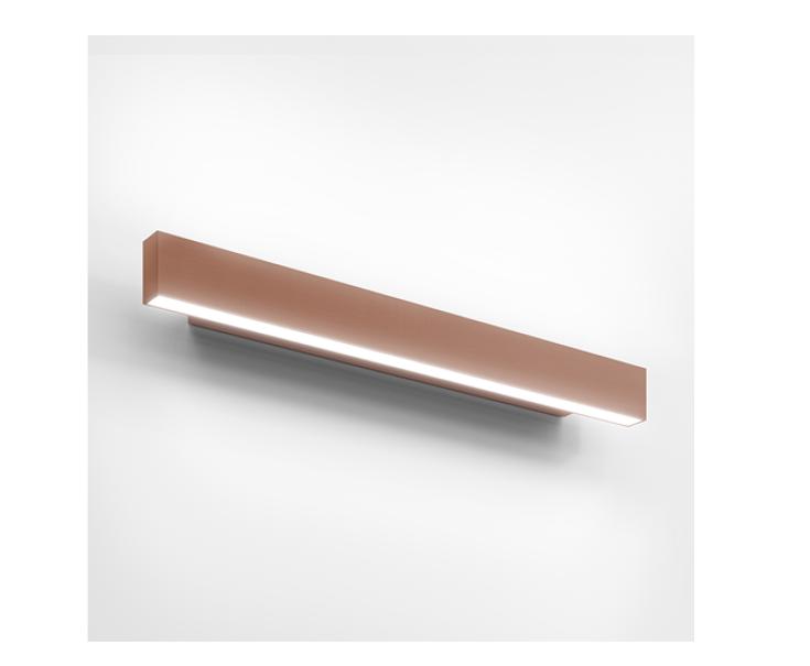 Lampada da parete led Artemide A.24 Wall 60cm 2700K 30W rame spazzolato - BK11018 01