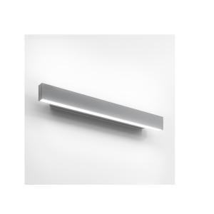 Lampada da parete led  a.24 wall 60cm 3000k 30w argento spazzolato - bk12015