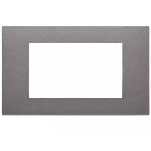 Placca  linea 4 moduli metal - 30654.22