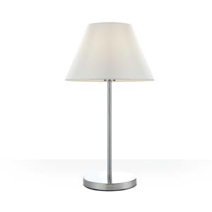 Lampada da tavolo  soft table max 15w 1xe27 cromo - tav564