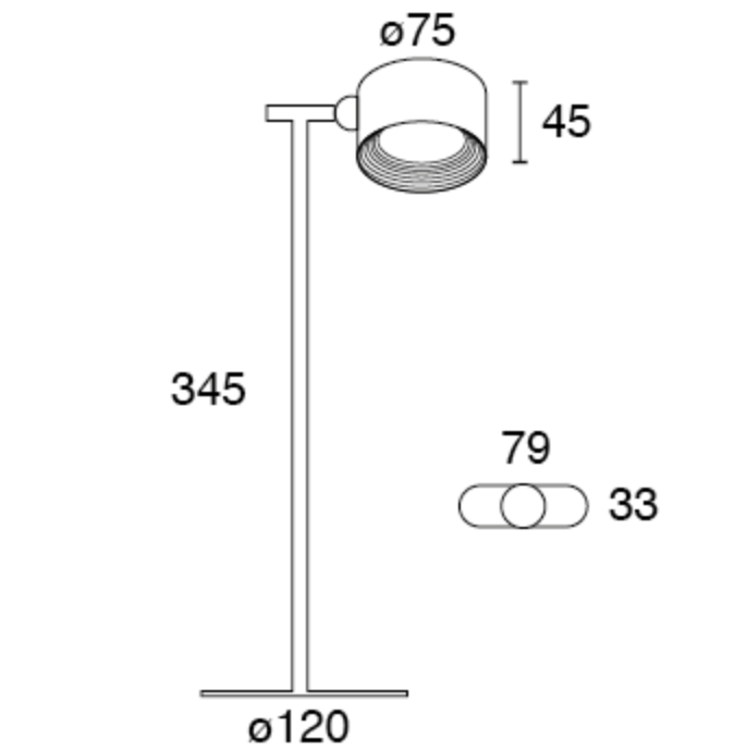 Lampada da tavolo led a batteria Century Pixel 1.8W 4000K bianco - PXLBI-013840 03