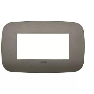Placca  arke round metal 4 moduli - 19684.80