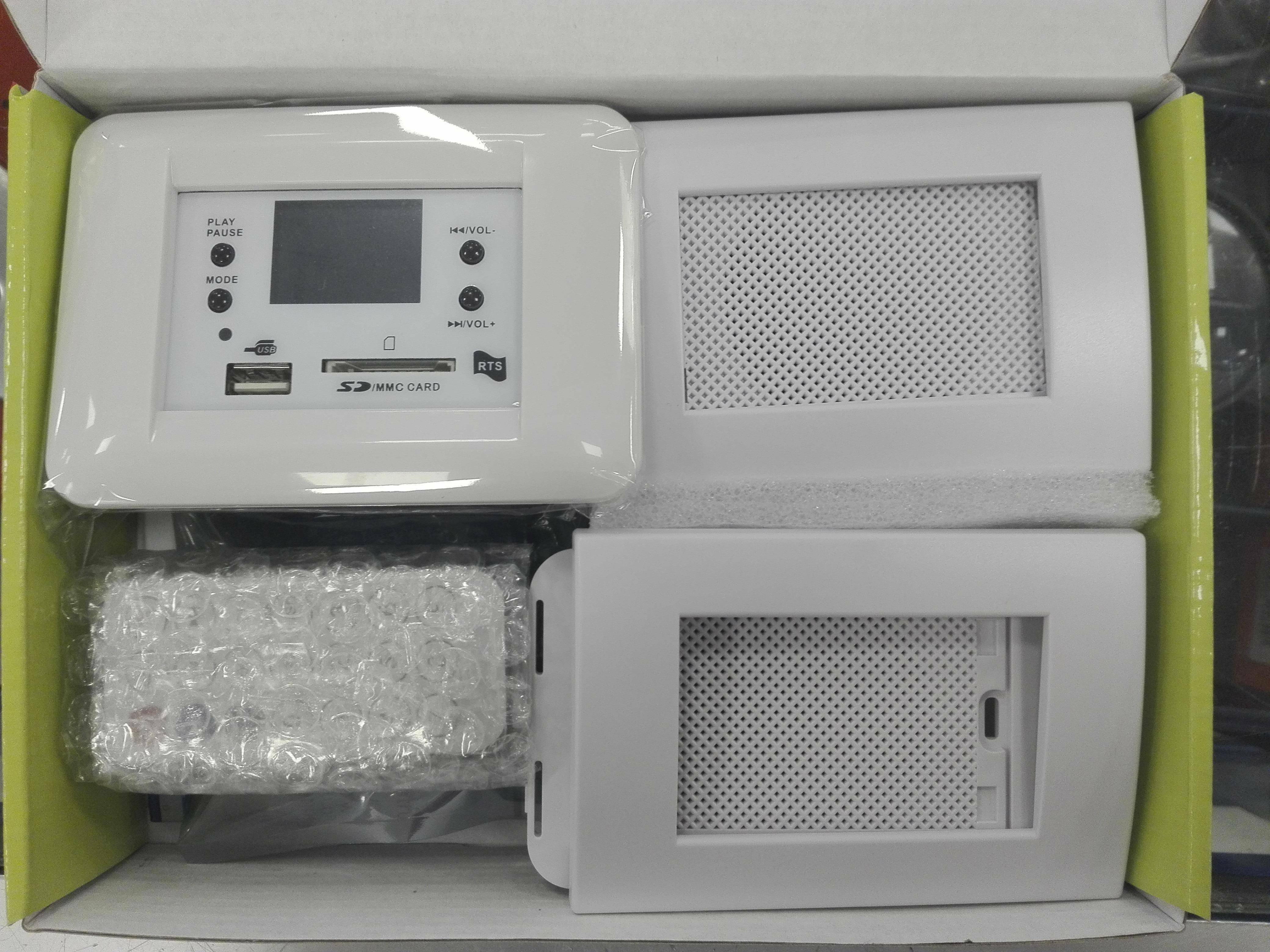 rts rts kit impianto diffusione sonora da incasso colore bianco ts-709k23b - foto 1