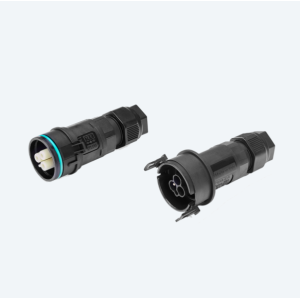 Kit connettore presa e spina  3p 25a nero - thr.404.s3b