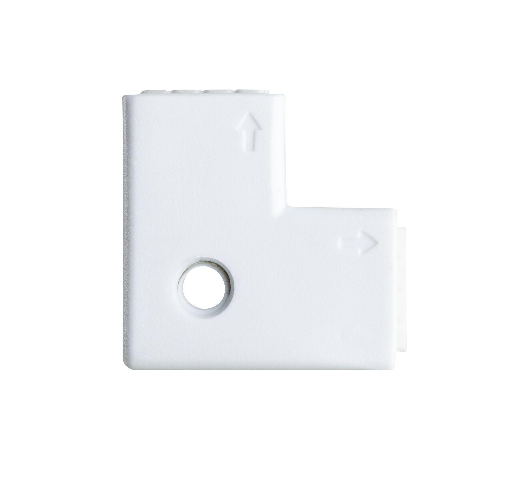 Giunto ad angolo per striscia led Paulmann YourLED max 60W bianco nero - 70599 04