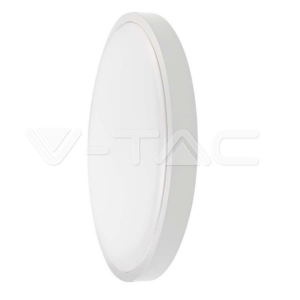 Plafoniera led  rotonda 18w 4000k ip44  bianco vt-8618  - 76161