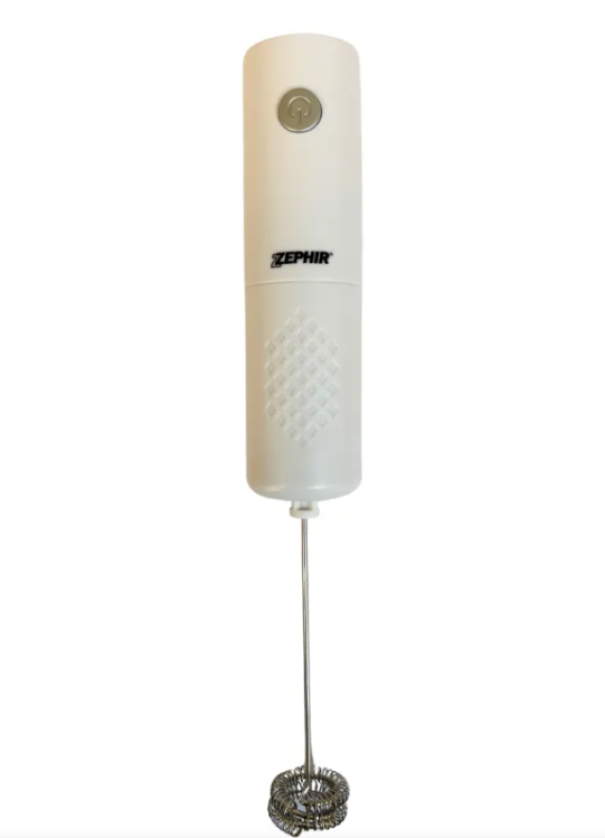 Montalatte elettrico senza filo Zephir con frusta in acciaio inox