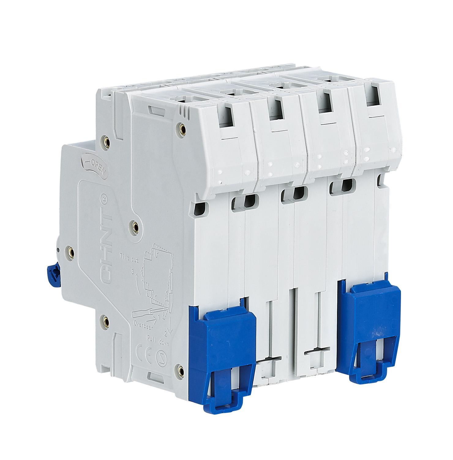 chint chint interruttore magnetotermico 4p curva c50a 6ka nb1-c50 180417 - foto 3