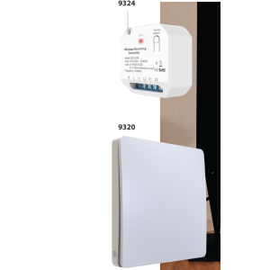 Kit Pulsante Wireless ECI Per Relè Smart 10A - Controllo Senza Fili E Senza Batterie, Facile Installazione