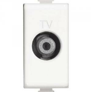 Matix presa satellitare coassiale tipo f colore bianco am5202f prende il posto del am5173df