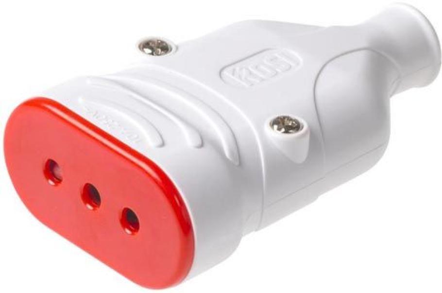rosi rosi materiale elettrico presa mobile antischiacciamento 10a 2p+t rs78203 - foto 1