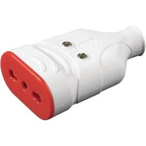 Materiale elettrico presa mobile in gomma antischiacciamento 16a 250v rs78205