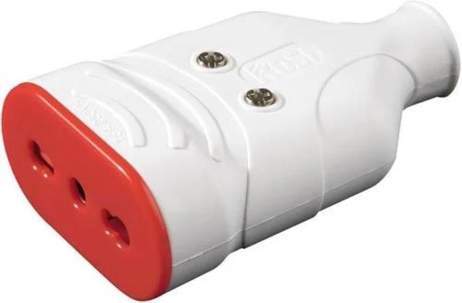 rosi rosi materiale elettrico presa mobile in gomma antischiacciamento 16a 250v rs78205 - foto 1
