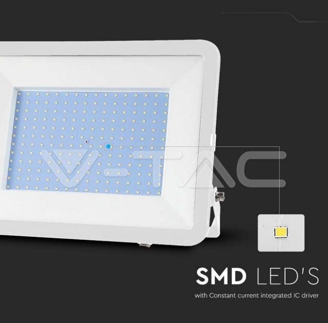 Proiettore led V-tac chip Samsung 300W 4000K IP65 bianco VT-44300  -  10033 02