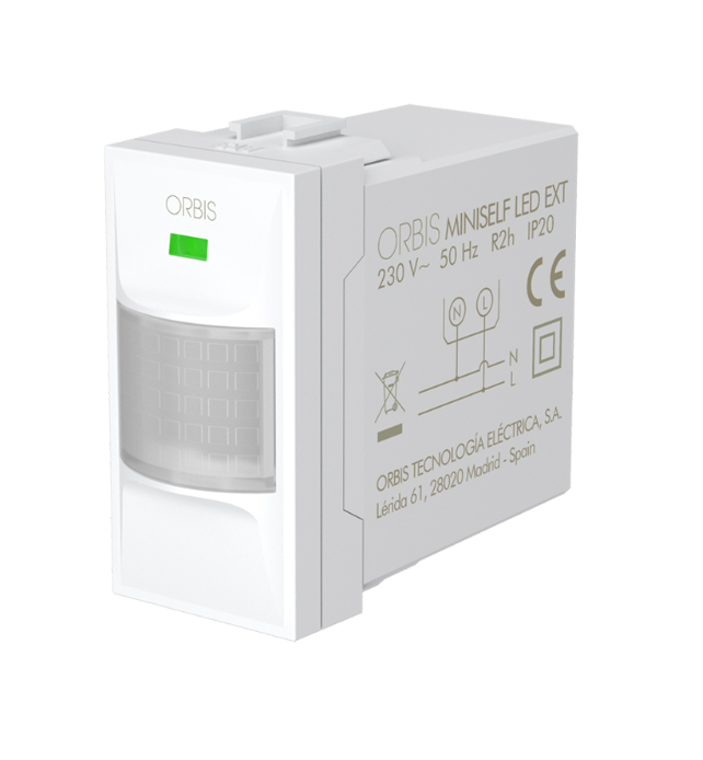 Lampada di emergenza Orbis Miniself Led Ext estraibile da incasso 1 modulo - OB133622 01
