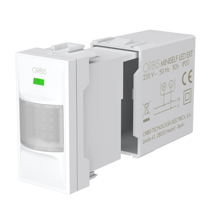 Lampada di emergenza Orbis Miniself Led Ext estraibile da incasso 1 modulo - OB133622 02