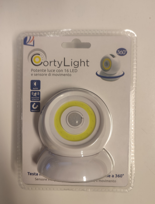 Luce led Euro Marketing con sensore di movimento 360 gradi bianco - IGZ217 01