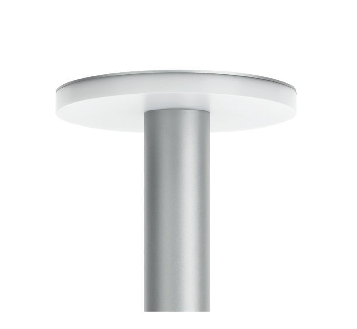 Testa palo led Lombardo Line 220 11W 3000K grigio high tech - LL1131013 01