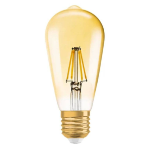 Lampadina led  edison fil gold 6.5w e27 2400k - led081514