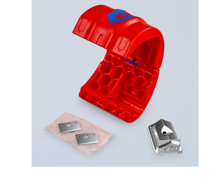 Tagliatubi Knipex Bix per tubi di plastica e manicotti di tenuta -  90 22 10 BK 05