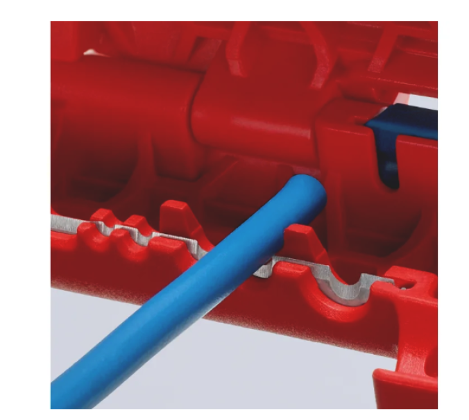 Spelacavi universale Knipex ErgoStrip sezioni 0,2 / 0,3 / 0,8 / 1,5 / 2,5 / 4 mm2 - 16 95 01 SB 02
