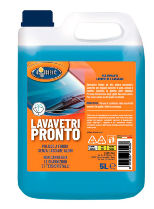 tanica liquido lavavetri pronto all uso lubex 5 litri