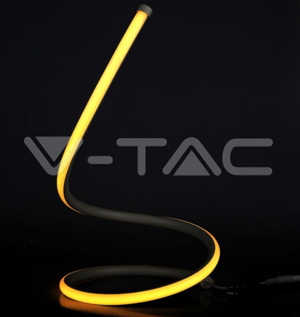 Lampada da tavolo led V-tac cavo spina EU 20W 3000K nero VT-7312 -  2140311 02