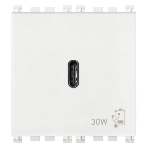 Alimentatore usb  2m 30w bianco - 19298.b