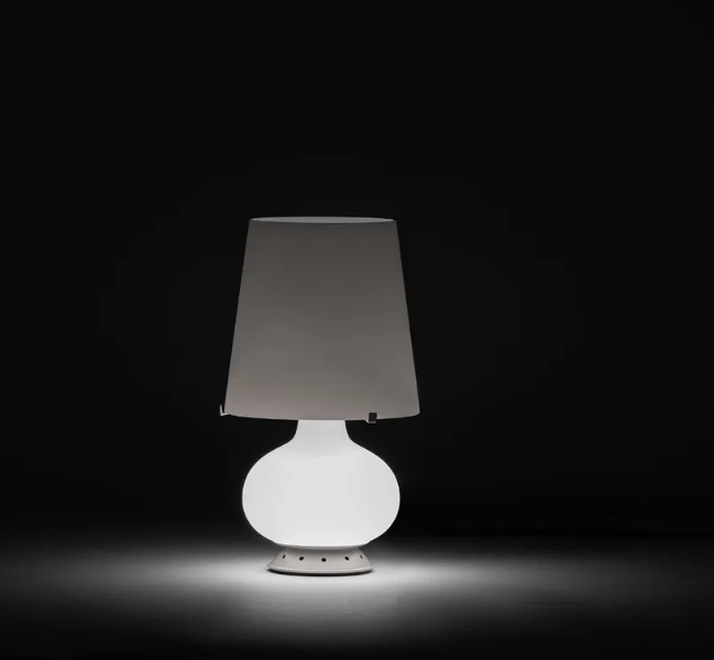 Lampada da tavolo Fontanaarte Fontana Media 1x max 100W E27 + 2x max 30W E14 bianco -  F185305100BINE 04