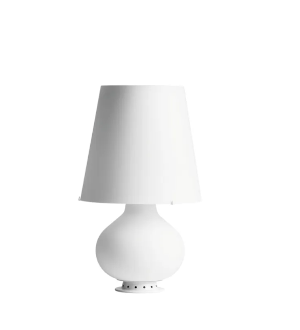Lampada da tavolo Fontanaarte Fontana Piccola 1 x max 59W E27 + 2 x max 19W G9 bianco -  F185300100BINE 01