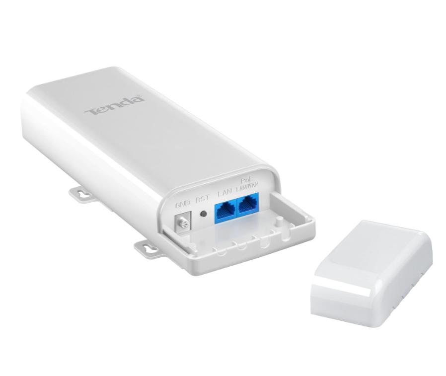 Extender cpe esterno Tenda point to point 6W bianco - 429015 01
