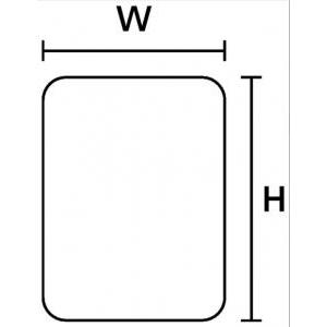 Hellermann tyton etichette per quadri elettrici 27x12 596-00576