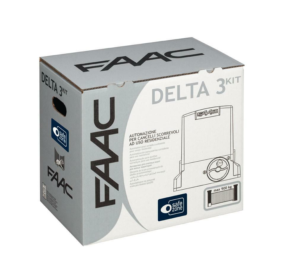 faac faac delta 3 kit 230v per automazione elettromeccanica peso max anta 900kg velocita' max 12m/min 105630445 - foto 1