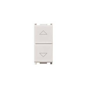 Plana due pulsanti interbloccati salita discesa 1p 10a colore bianco 14062